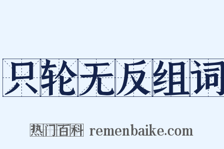 只轮无反组词是什么意思的图片